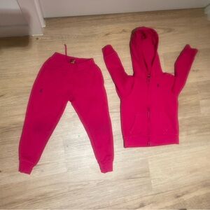 Girls polo sweatsuit